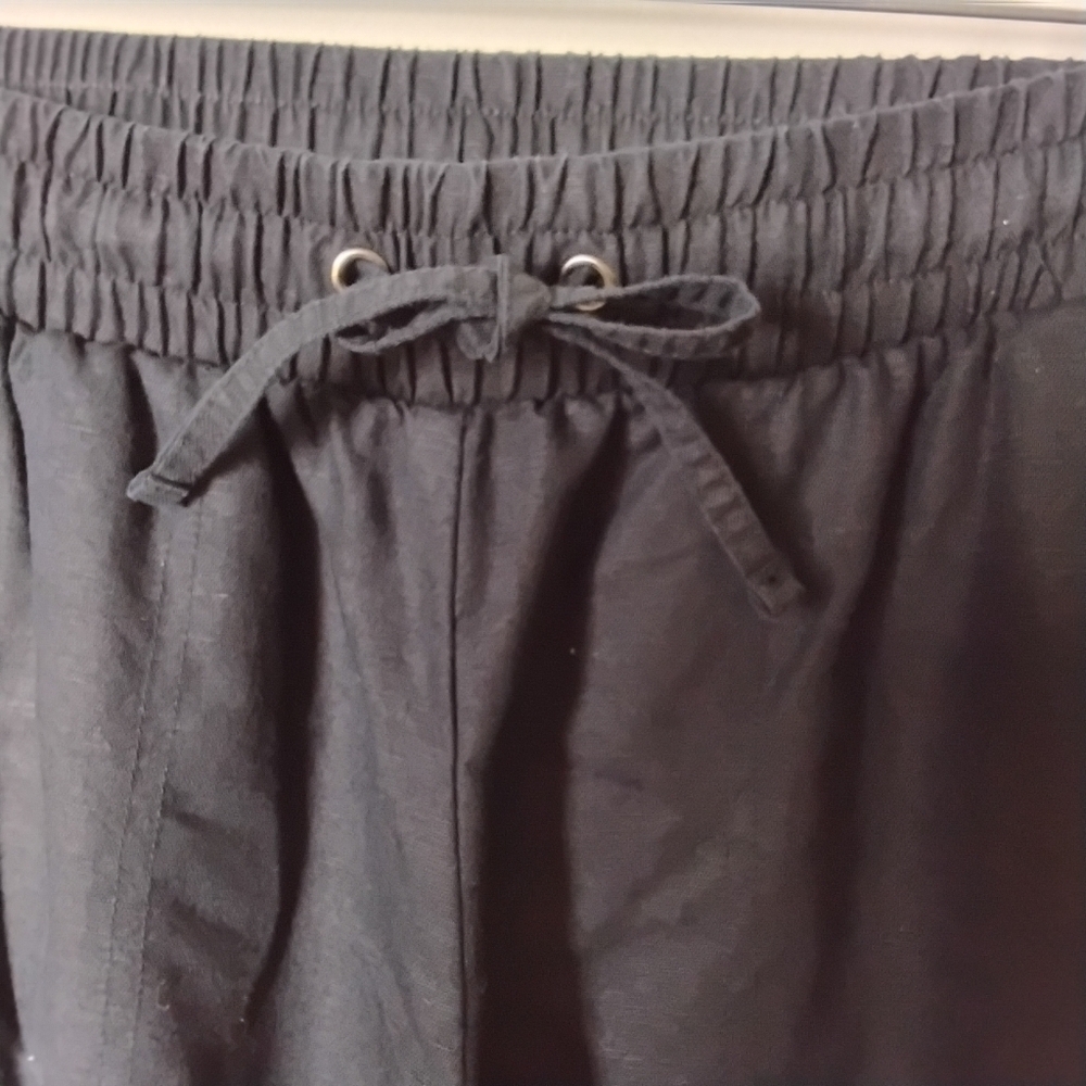 Amazon Essentials Women's Black Pull-On Draw Stri… - image 3